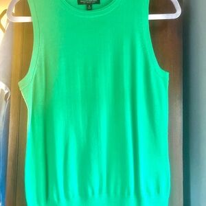Banana Republic Vibrant Green Merino Wool Sweater Vest